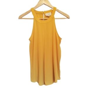 Sweet Wanderer mustard yellow sleeveless tank top